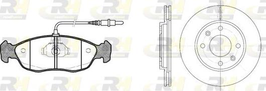 Roadhouse 8461.01 - Дисковый тормозной механизм, комплект autospares.lv