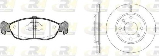 Roadhouse 8461.02 - Дисковый тормозной механизм, комплект autospares.lv