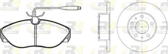 Roadhouse 8486.00 - Дисковый тормозной механизм, комплект autospares.lv