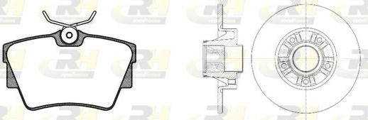 Roadhouse 8591.20 - Дисковый тормозной механизм, комплект autospares.lv