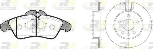 Roadhouse 8578.00 - Дисковый тормозной механизм, комплект autospares.lv