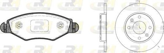 Roadhouse 8643.04 - Дисковый тормозной механизм, комплект autospares.lv