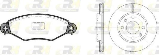 Roadhouse 8643.07 - Дисковый тормозной механизм, комплект autospares.lv