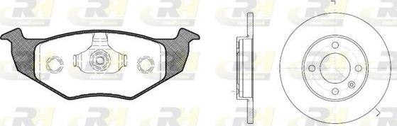 Roadhouse 8609.00 - Дисковый тормозной механизм, комплект autospares.lv