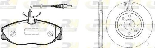 Roadhouse 8604.00 - Дисковый тормозной механизм, комплект autospares.lv