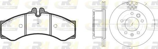 Roadhouse 8614.00 - Дисковый тормозной механизм, комплект autospares.lv