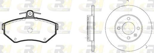 Roadhouse 8631.03 - Дисковый тормозной механизм, комплект autospares.lv