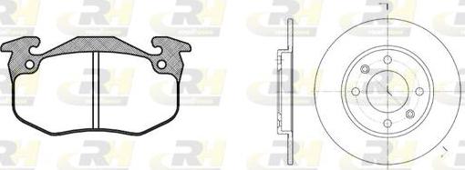 Roadhouse 8144.02 - Дисковый тормозной механизм, комплект autospares.lv