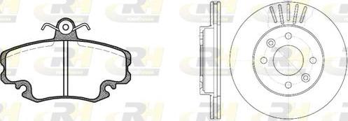 Roadhouse 8141.05 - Дисковый тормозной механизм, комплект autospares.lv
