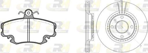 Roadhouse 8141.06 - Дисковый тормозной механизм, комплект autospares.lv