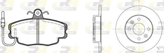 Roadhouse 8141.00 - Дисковый тормозной механизм, комплект autospares.lv