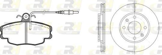 Roadhouse 8141.03 - Дисковый тормозной механизм, комплект autospares.lv