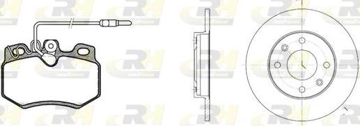 Roadhouse 8170.04 - Дисковый тормозной механизм, комплект autospares.lv