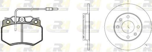 Roadhouse 8170.00 - Дисковый тормозной механизм, комплект autospares.lv