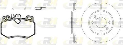 Roadhouse 8170.03 - Дисковый тормозной механизм, комплект autospares.lv