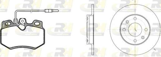 Roadhouse 8170.02 - Дисковый тормозной механизм, комплект autospares.lv