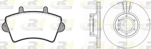 Roadhouse 8819.00 - Дисковый тормозной механизм, комплект autospares.lv