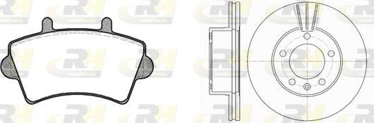 Roadhouse 8819.01 - Дисковый тормозной механизм, комплект autospares.lv