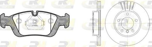 Roadhouse 8384.01 - Дисковый тормозной механизм, комплект autospares.lv