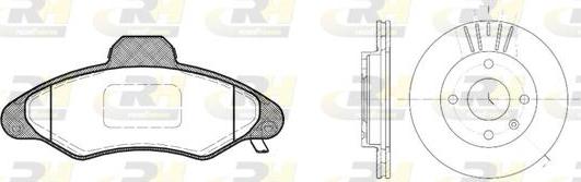 Roadhouse 8331.01 - Дисковый тормозной механизм, комплект autospares.lv