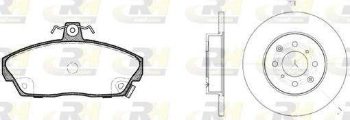 Roadhouse 8337.00 - Дисковый тормозной механизм, комплект autospares.lv