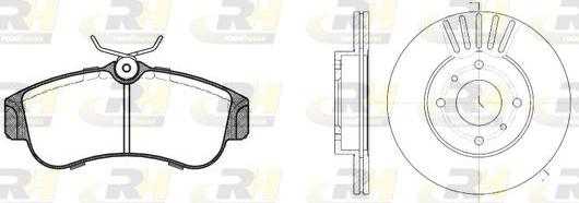 Roadhouse 8320.00 - Дисковый тормозной механизм, комплект autospares.lv