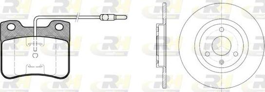 Roadhouse 8247.00 - Дисковый тормозной механизм, комплект autospares.lv