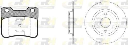 Roadhouse 8247.01 - Дисковый тормозной механизм, комплект autospares.lv