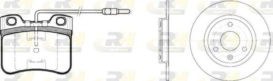 Roadhouse 8247.02 - Дисковый тормозной механизм, комплект autospares.lv