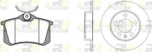 Roadhouse 8263.04 - Дисковый тормозной механизм, комплект autospares.lv