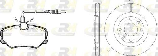 Roadhouse 8262.00 - Дисковый тормозной механизм, комплект autospares.lv