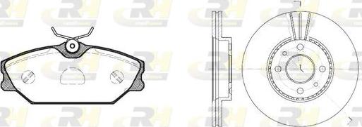 Roadhouse 8208.04 - Дисковый тормозной механизм, комплект autospares.lv