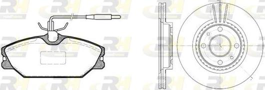 Roadhouse 8208.00 - Дисковый тормозной механизм, комплект autospares.lv