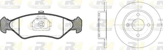 Roadhouse 8285.01 - Дисковый тормозной механизм, комплект autospares.lv