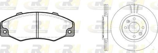 Roadhouse 8220.01 - Дисковый тормозной механизм, комплект autospares.lv