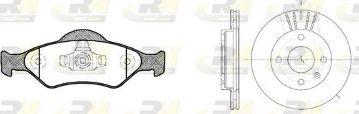 Roadhouse 8765.00 - Дисковый тормозной механизм, комплект autospares.lv