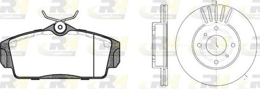 Roadhouse 8704.00 - Дисковый тормозной механизм, комплект autospares.lv