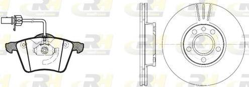 Roadhouse 8721.00 - Дисковый тормозной механизм, комплект autospares.lv