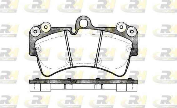 Roadhouse 2995.00 - Тормозные колодки, дисковые, комплект autospares.lv