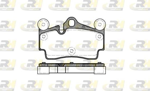 Roadhouse 2996.00 - Тормозные колодки, дисковые, комплект autospares.lv