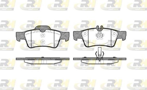 Roadhouse 2991.00 - Тормозные колодки, дисковые, комплект autospares.lv