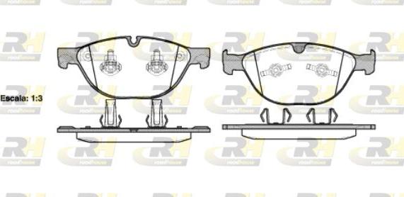 Roadhouse 2958.30 - Тормозные колодки, дисковые, комплект autospares.lv