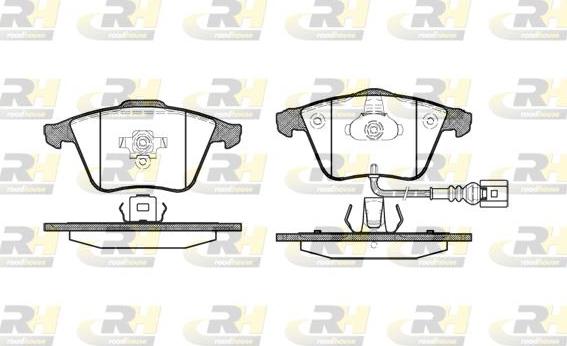 Roadhouse 2964.32 - Тормозные колодки, дисковые, комплект autospares.lv