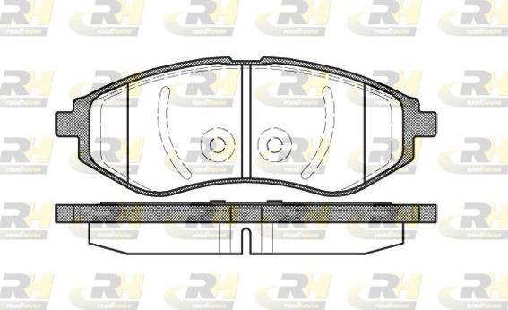 Roadhouse 2986.00 - Тормозные колодки, дисковые, комплект autospares.lv