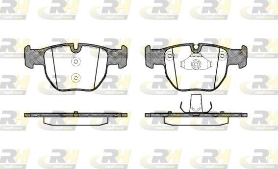 Roadhouse 2979.00 - Тормозные колодки, дисковые, комплект autospares.lv