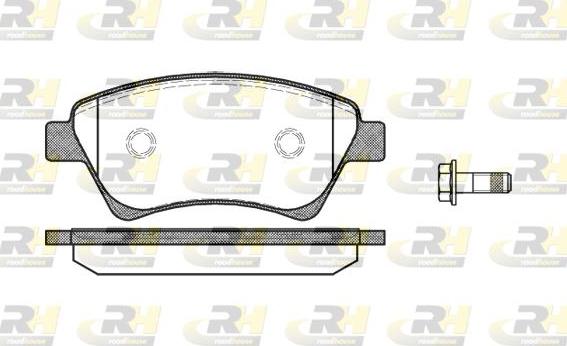 Roadhouse 2976.00 - Тормозные колодки, дисковые, комплект autospares.lv