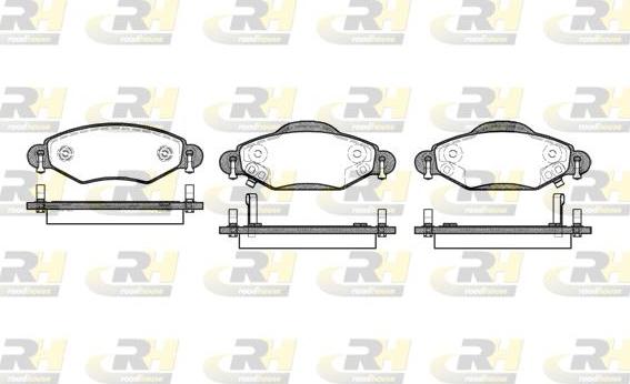 Roadhouse 2978.02 - Тормозные колодки, дисковые, комплект autospares.lv