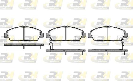 Roadhouse 2406.02 - Тормозные колодки, дисковые, комплект autospares.lv