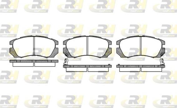 Roadhouse 2403.02 - Тормозные колодки, дисковые, комплект autospares.lv