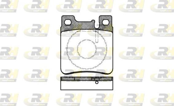 Roadhouse 2407.00 - Тормозные колодки, дисковые, комплект autospares.lv